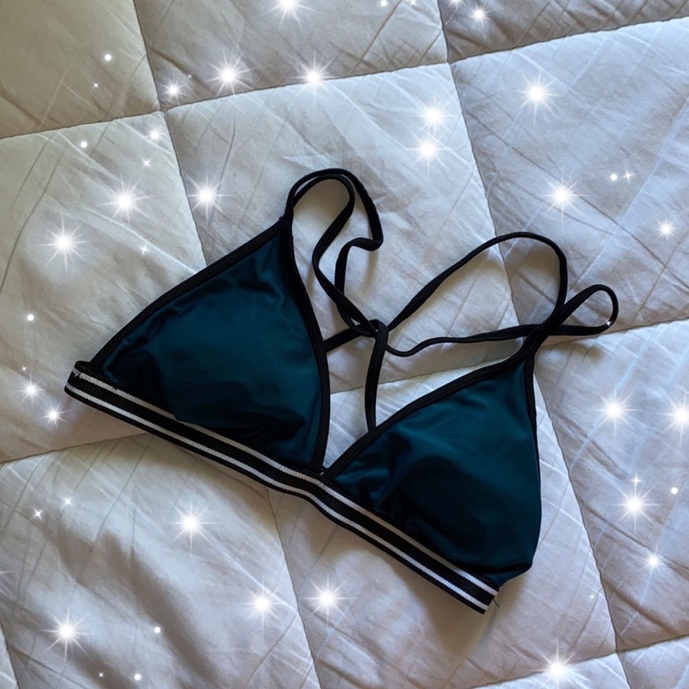 Teal Bikini Top